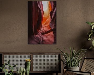 Kunst in Antelope Canyon van Romana Krijger