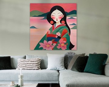 Douce geisha sur Jolique Arte