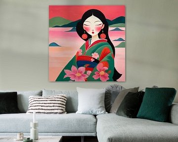 Lief geisha van Jolique Arte