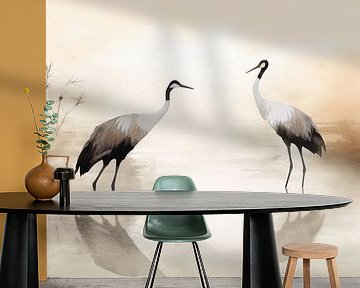 Tanz der chinesischen Kraniche - Japanischer Lebensstil