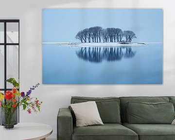 Winter Island of Silence | Serene Winter Landscape by Karina Brouwer
