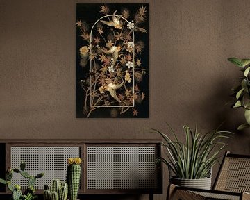 a Japanese Autumn Collage by Marja van den Hurk