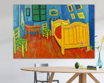 Vincent van Gogh ontmoet Henri Matisse schilderij van Johannes