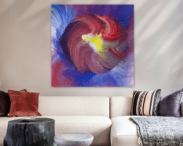 EH PAINTING ART 1996** #0477 Opening-flowerbud Liveliness by Willem Hartgers