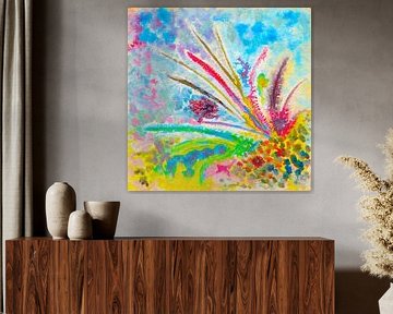 EH PAINTING ART 1993** #0512 Water plants1 Liveliness by Willem Hartgers