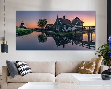 Zonsopgang in Nederland van Achim Thomae Photography