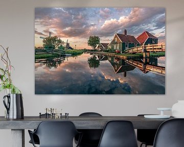 Zonsopgang in Nederland van Achim Thomae Photography