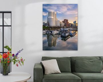 Medienhafen in Düsseldorf, Deutschland von Michael Abid