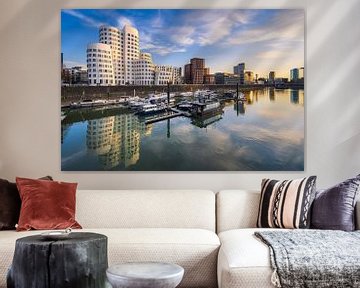 Medienhafen in Düsseldorf, Deutschland von Michael Abid