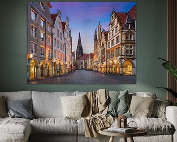 Prinzipalmarkt in Münster, Deutschland von Michael Abid