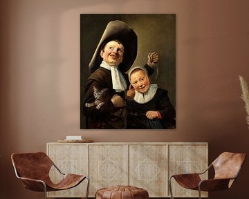 A Boy and a Girl with a Cat and an Eel - Judith Leyster