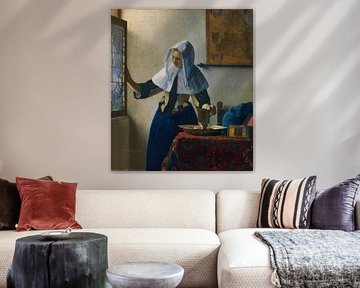 Young Woman with a Water Pitcher - Johannes Vermeer