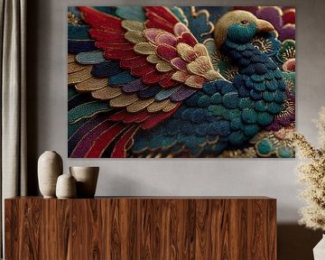 Japanische Kunst Vögel