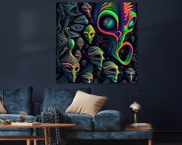 Kaléidoscope extraterrestre sur Vythryd Arts