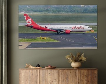 Taxiing Air Berlin Airbus A330-200. by Jaap van den Berg