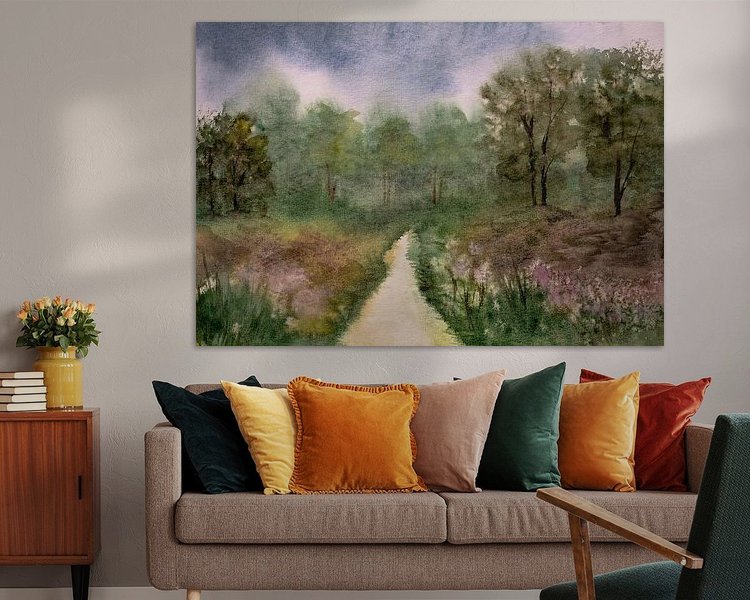 Example of the artwork in a room