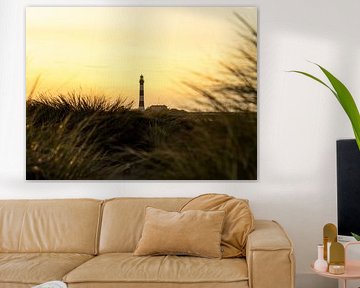 Kustwacht bij zonsondergang, Vuurtoren Faraman
