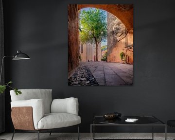 Le vélo, l'arbre et l'église