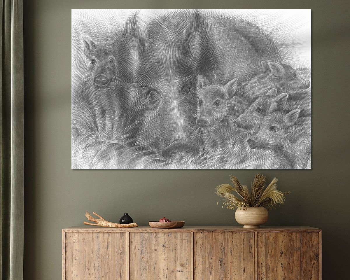 Example of the artwork in a room