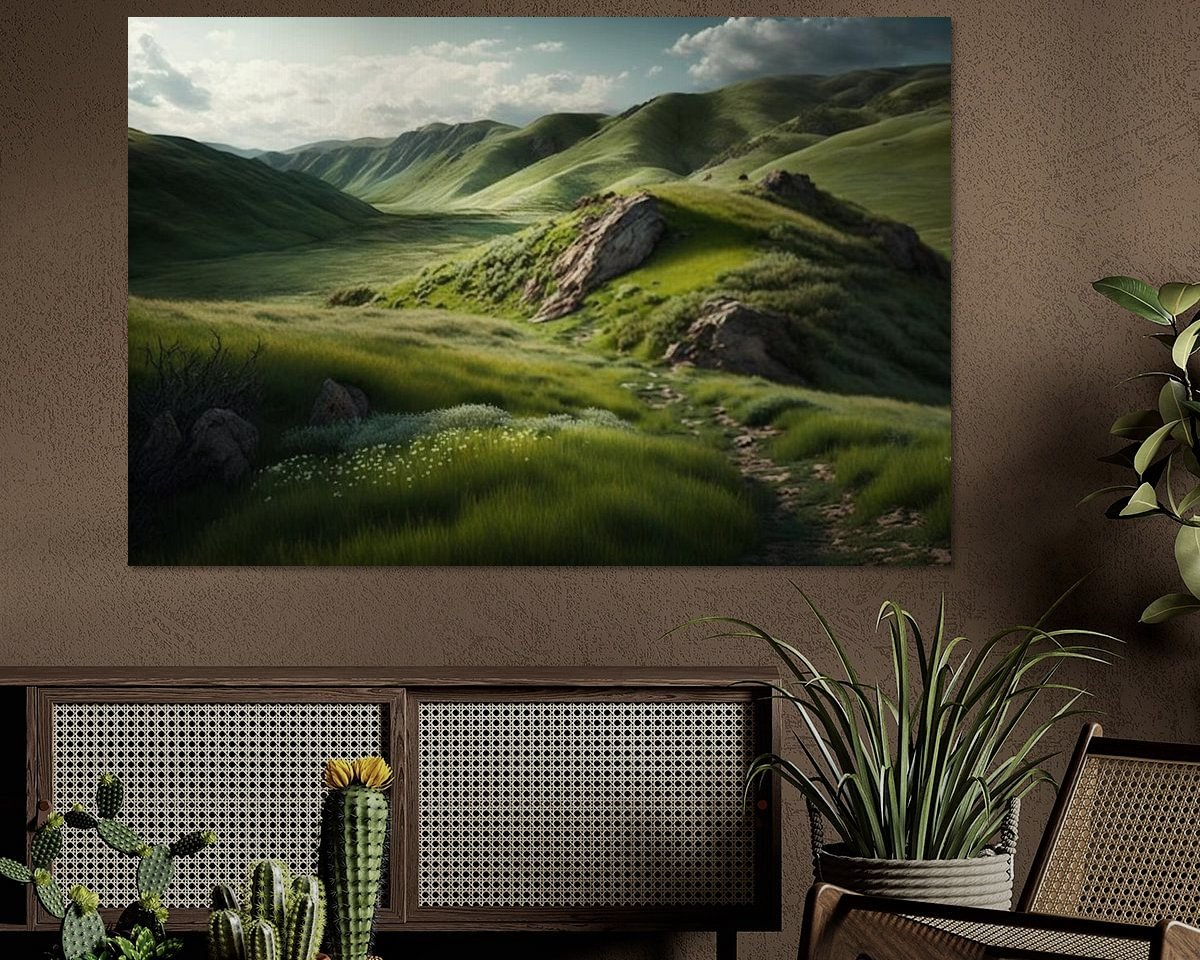 Example of the artwork in a room