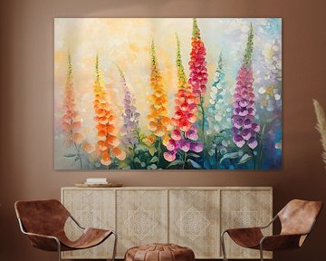 Summer Flower Garden Painting by Wonderful Art
