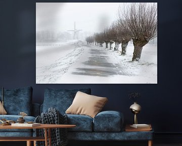 Chutes de neige dans l'Achterhoek sur Bart Harmsen