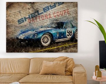 Newspaper Shelby Daytona Coupe #98 by Theodor Decker