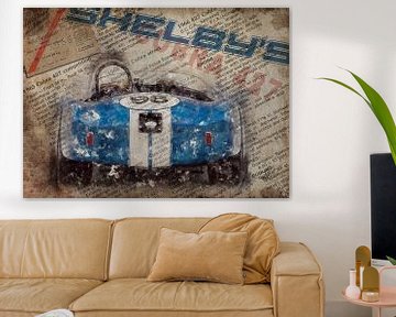 Newspaper Shelby Cobra 427 by Theodor Decker
