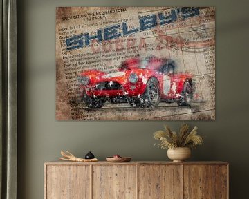 Newspaper Shelby Cobra 289 by Theodor Decker