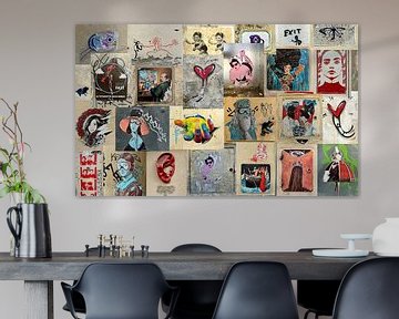 Street-Art Collage, Florence van Inge van den Brande