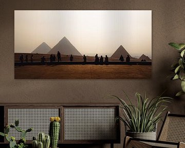 Pyramides - Égypte - Gizeh - 3 sur Nuance Beeld