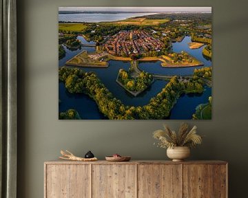 Naarden Vesting vanuit de lucht van Theo van Veenendaal