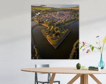 Naarden Vesting vue du ciel sur Theo van Veenendaal