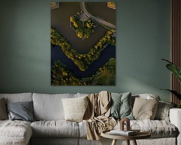 Naarden Vesting vue du ciel sur Theo van Veenendaal