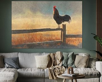 Dawn with Rooster by Whale & Sons