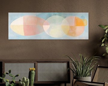Pastellfarbene Töne | Pastellfarbene Kreise von Moderne Kollektion