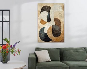 Abstract Textuur | Woven Echoes van De Mooiste Kunst