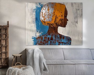 Vrouwenprofiel van De Mooiste Kunst