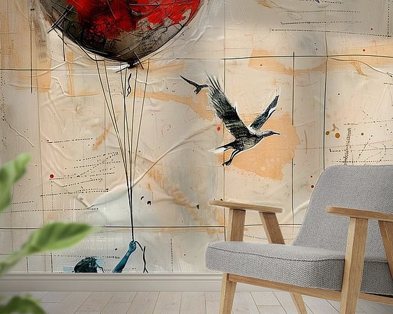 Example of the artwork in a room