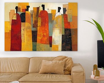 Afrika abstract van Bert Nijholt