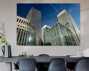 Canary Wharf Londen van Richard Wareham