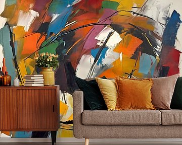 Levendig Abstract Canvas