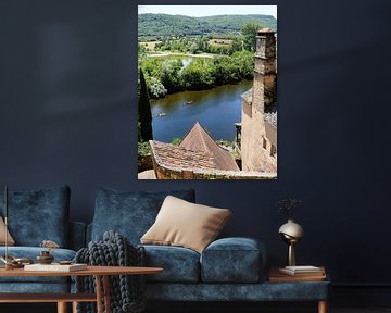 Blick auf den Fluss Dordogne von Christel Smits