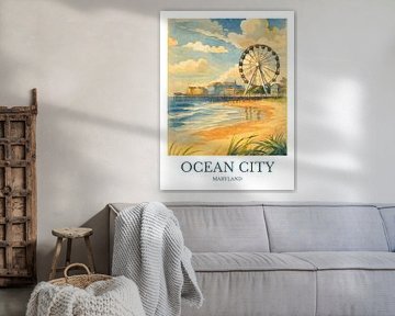 "Meeresblick - Maryland Kunstdruck"