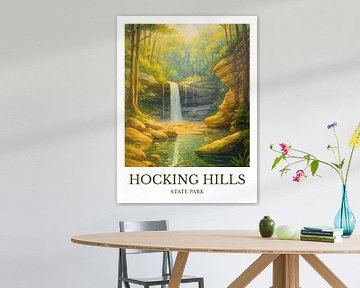 Bezaubernder Kunstdruck der Hocking Hills