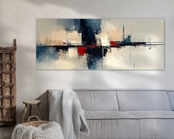 Modern Art | Red Stripe by Zen and More