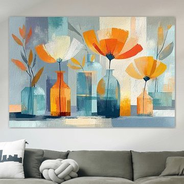 Bunte Blumen | Orange und gelbe Blumen