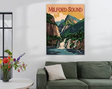 Bezaubernder Milford Sound Kunstdruck