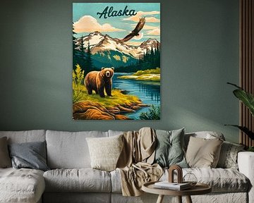 "Geheimnisvolles Alaska: Bezaubernde Natur zum Ausdrucken"