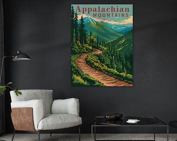 Bezaubernde Ausblicke auf die Appalachian Mountains